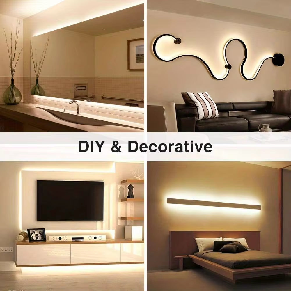 Touch Sensor Neon LED Strip Light Dimmable Waterproof Flexible LED Neon Sign Light Tape 5V USB Lighting Lamp for Room Decoration