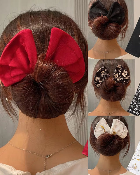 Fashion Magic Twist Clip Lazy Headband Hair Braider Curler Bow Barrette Elegant Donut Bun Maker Tool Scrunchies Hair Accessories